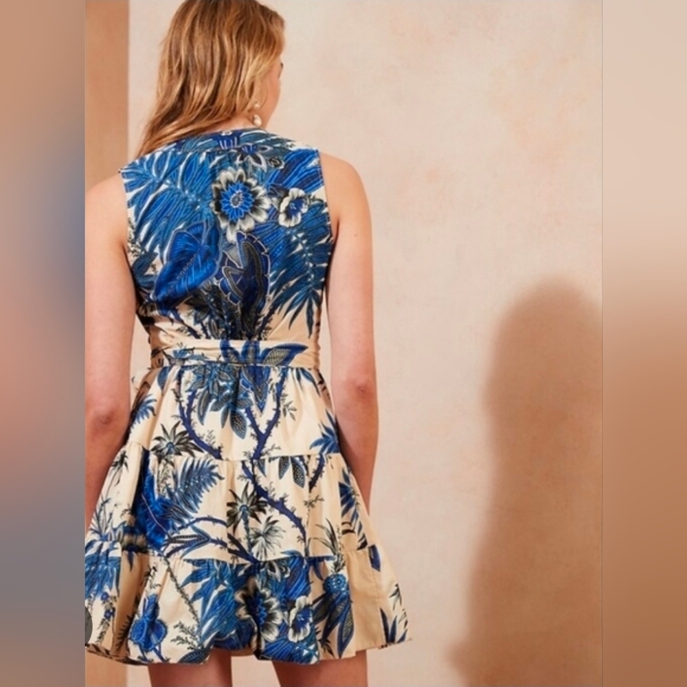 Banana Republic Stampa Mini Dress Sz S - Picture 2 of 11